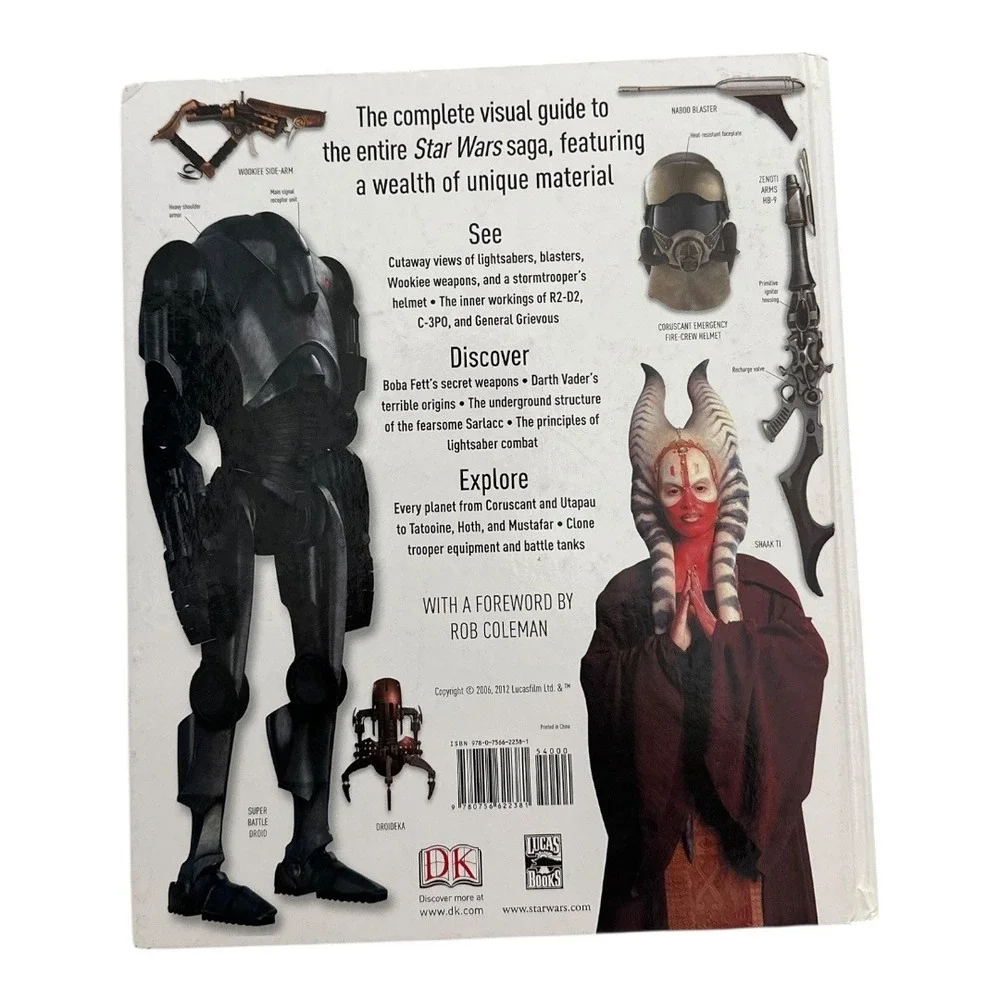 Star Wars Complete Visual Dictionary The Ultimate Guide to Characters Hard Cover - Picture 2 of 8